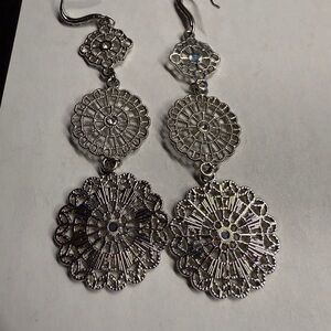 Elegant Silver Dangle Earrings